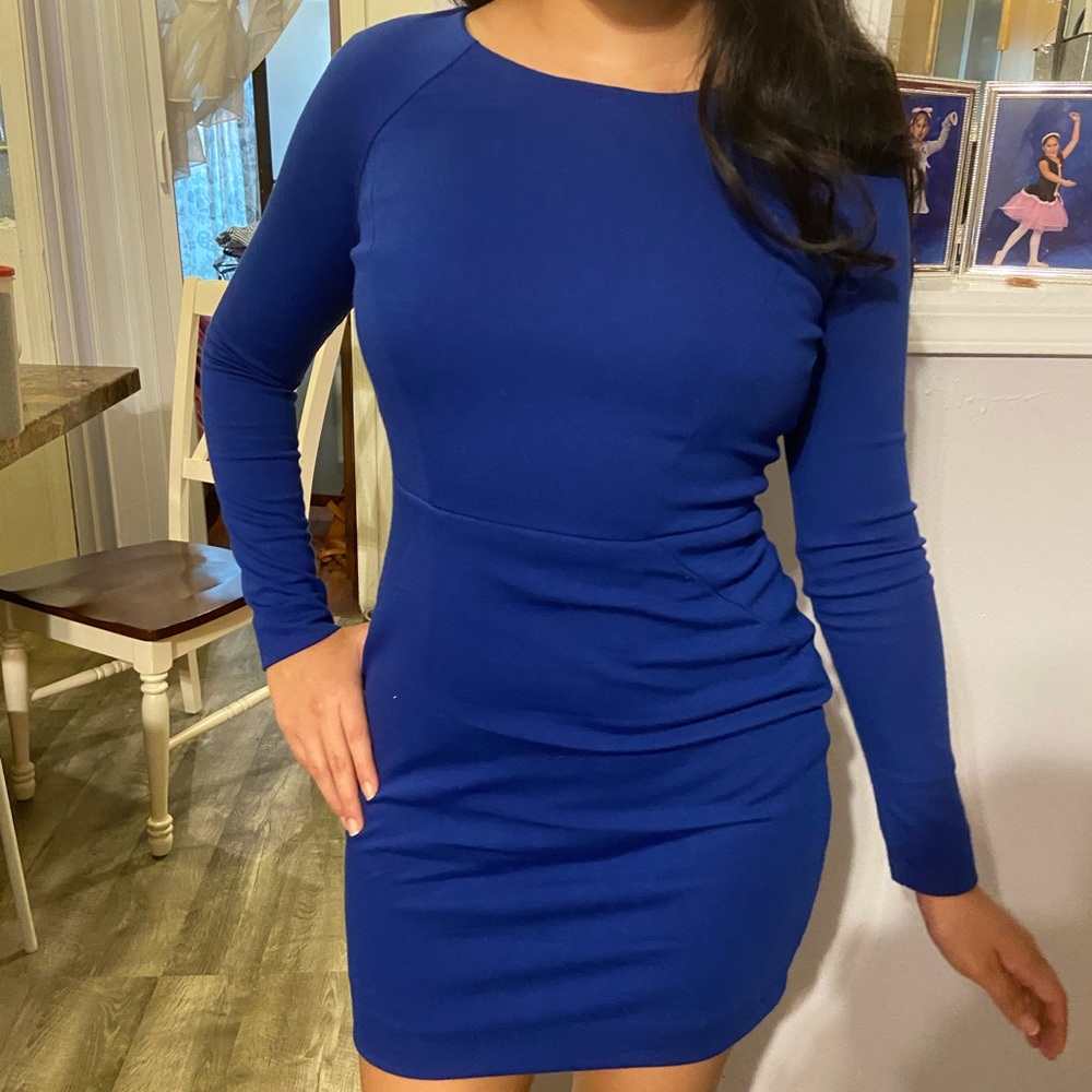 Royal Blue Banana Republic Long sleeve dress